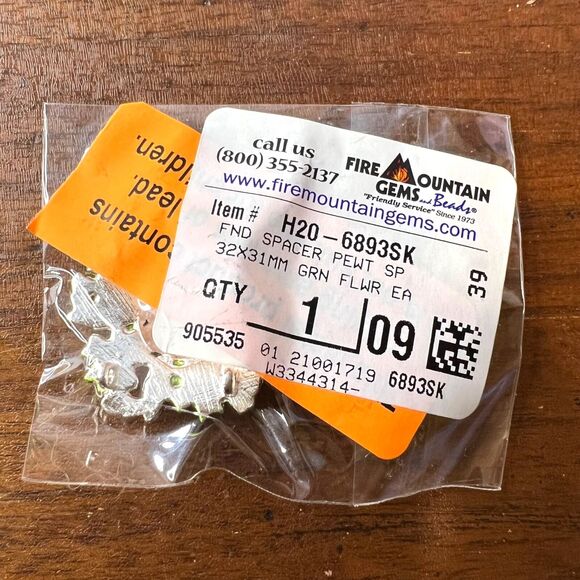 Assorted Jewelry Making Brooch Pins and Pendant Spacers with Swarovski Crystals - Picture 14 of 16